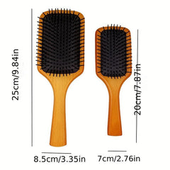 Grass Grain Wood Massage Comb Hair Cushion Comb Scalp Massage Comb