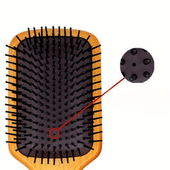Grass Grain Wood Massage Comb Hair Cushion Comb Scalp Massage Comb