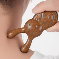 Modern Solid Wood Rabbit Nose Comb Massage Tool