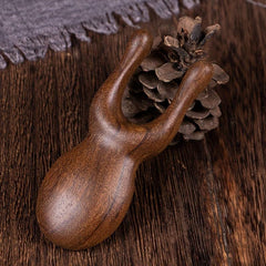 Wooden Manual Head Massager for Full Body Massage and Scalp Gua Sha Board