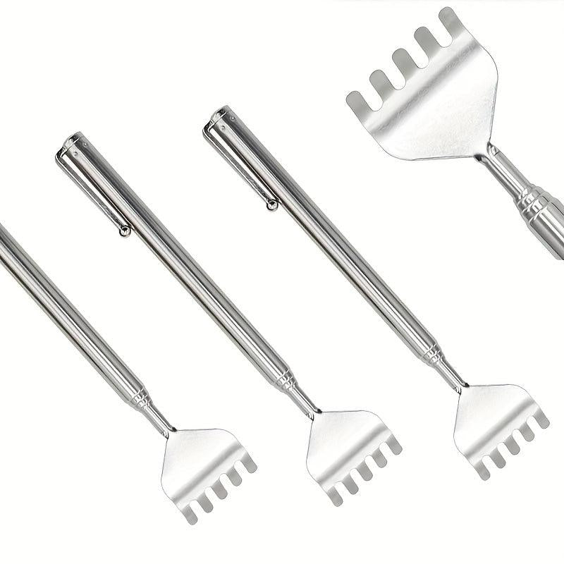 Stainless Steel Claw Back Scraper Telescopic Retractable Back Scratcher