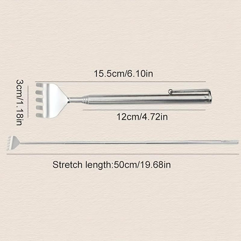 Stainless Steel Claw Back Scraper Telescopic Retractable Back Scratcher