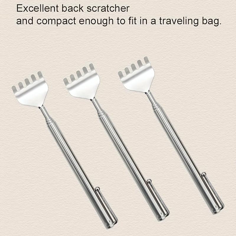 Stainless Steel Claw Back Scraper Telescopic Retractable Back Scratcher