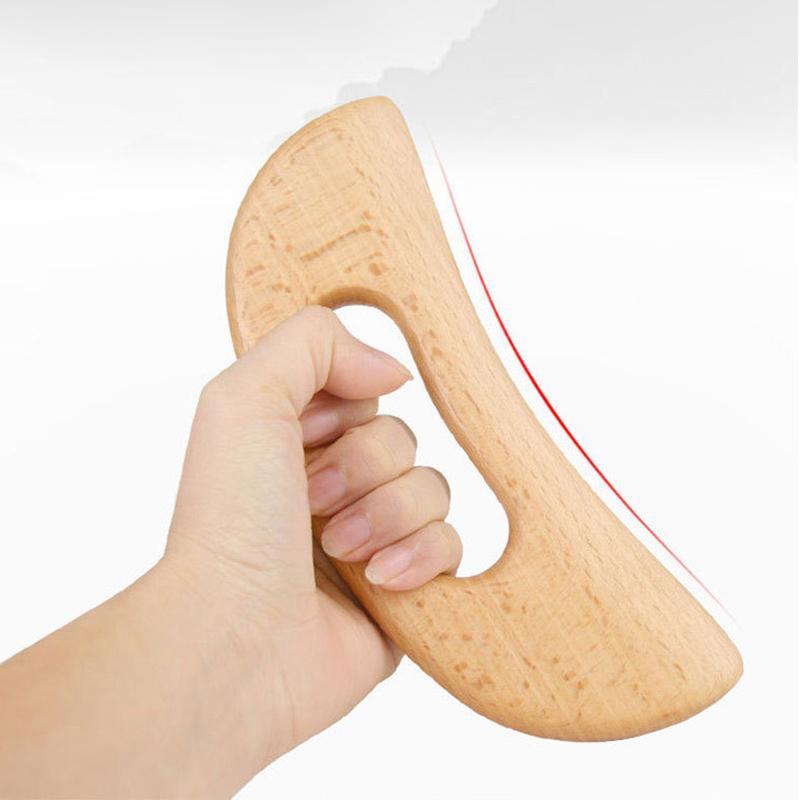 Wooden Gua Sha Tool Leg Arm Grab Massage Sandalwood Gua Sha Board
