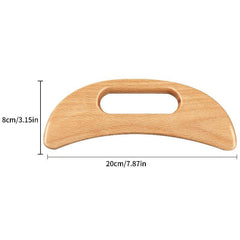 Wooden Gua Sha Tool Leg Arm Grab Massage Sandalwood Gua Sha Board