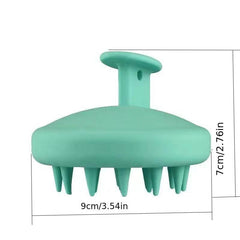 Silicone Shampoo Massage Brush Scalp Cleaning Itch Scratcher Comb