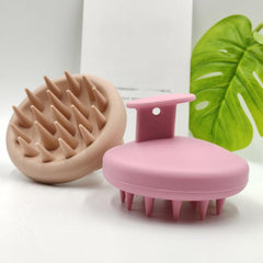 Silicone Shampoo Massage Brush Scalp Cleaning Itch Scratcher Comb
