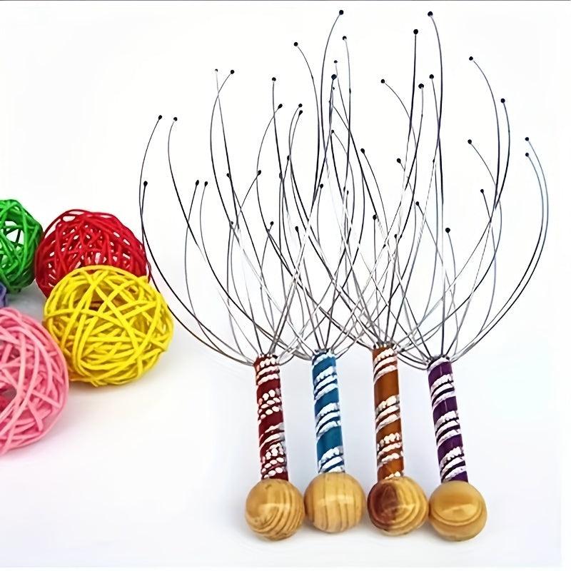 Handheld Scalp Massager for Relaxation Stress Relief Hair Stimulation