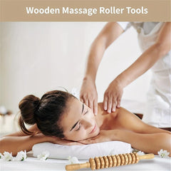 Wood Massager Straight Twelve Wheels Octopus Shape For Muscle Relax