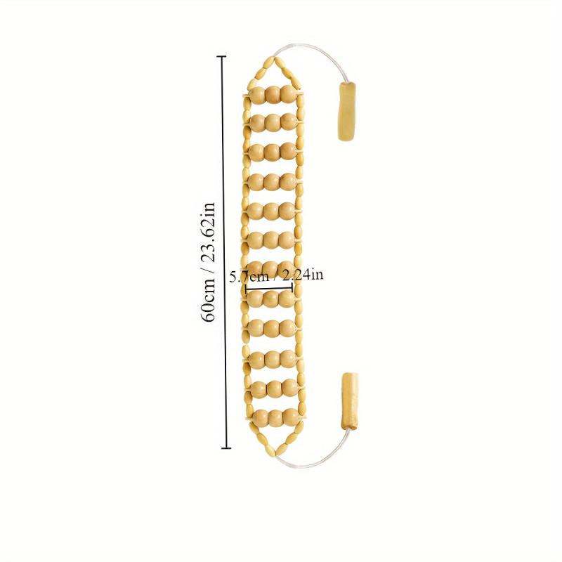Wood Back Massage Roller Rope Wood Massage Tools Self Massage Tools