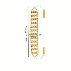 Wood Back Massage Roller Rope Wood Massage Tools Self Massage Tools