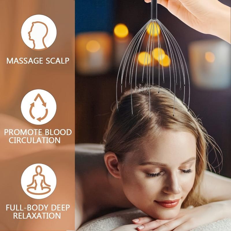 2pcs Head Massager Scratcher Handheld Scalp Massage For Relaxation