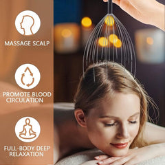 2pcs Head Massager Scratcher Handheld Scalp Massage For Relaxation