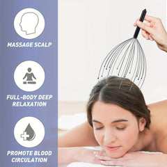 2pcs Head Massager Scratcher Handheld Scalp Massage For Relaxation