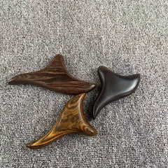 Wood Triangle Sparrow Massager - Purple/Golden Sandalwood