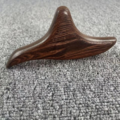 Wood Triangle Sparrow Massager - Purple/Golden Sandalwood