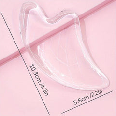 Crystal Gua Sha Board Face Massager Jade Plate