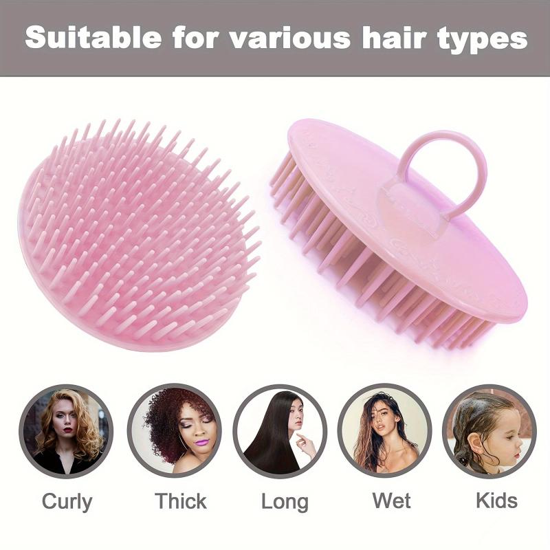 6pcs Hair Scalp Massager Shampoo Brush Scalp Shower Brush