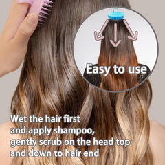 6pcs Hair Scalp Massager Shampoo Brush Scalp Shower Brush