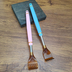 Telescopic Back Scratcher Extendable Metal Claw Pink