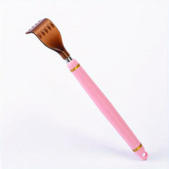 Telescopic Back Scratcher Extendable Metal Claw Pink