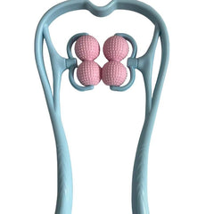 Handheld Neck Massager with 4 Balls for Back, Shoulder & Leg Massage
