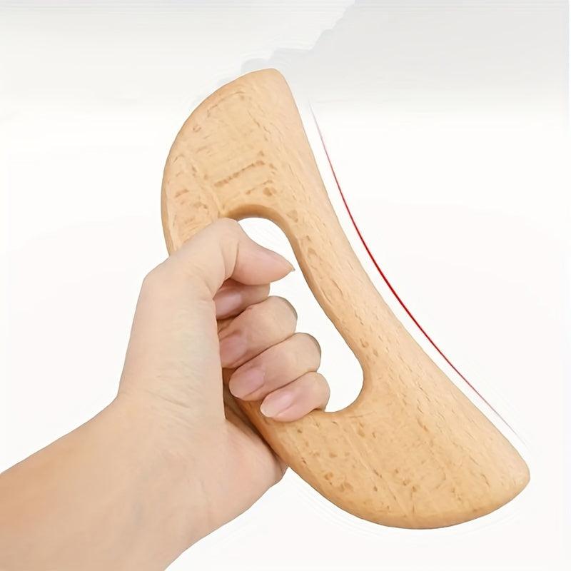 Wooden Gua Sha Tool Leg Arm Massage Massager Sandalwood Maintenance Sheet