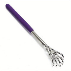 Manual Metal Massager Back Scratcher Telescopic Old Man Scratching Rake
