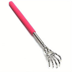 Manual Metal Massager Back Scratcher Telescopic Old Man Scratching Rake