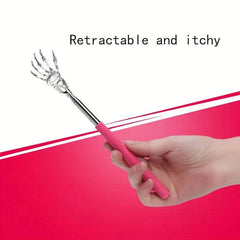 Manual Metal Massager Back Scratcher Telescopic Old Man Scratching Rake