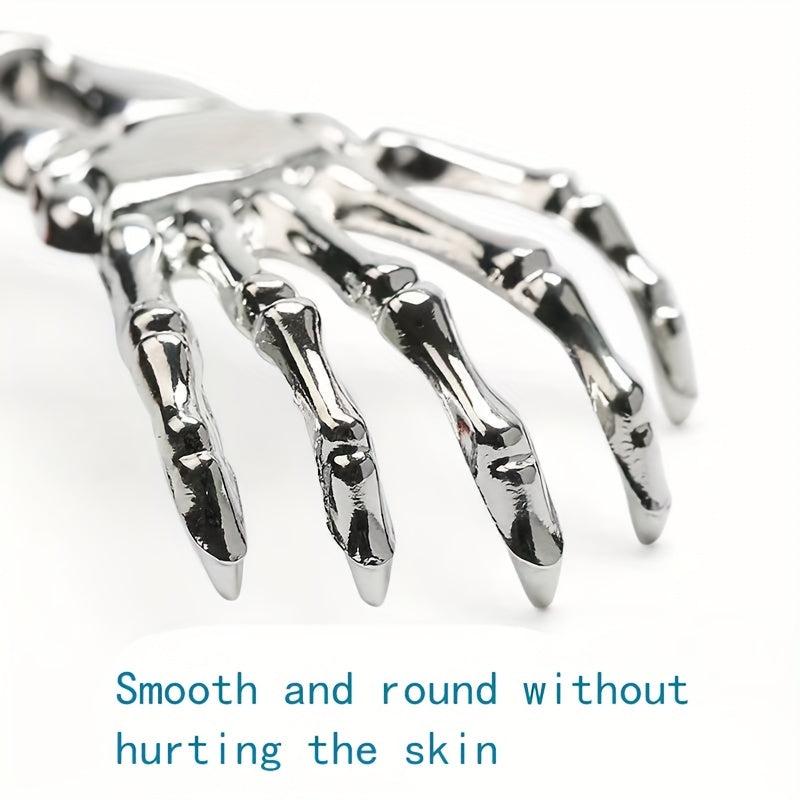 Manual Metal Massager Back Scratcher Telescopic Old Man Scratching Rake