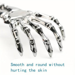 Manual Metal Massager Back Scratcher Telescopic Old Man Scratching Rake