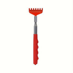 Telescoping Stainless Steel Back Scratcher - Portable Metal Massage Tool