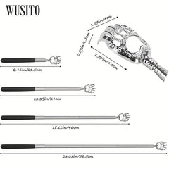 2 Pack Extendable Bear Claw Back Scratcher With Gift Bag - Stocking Stuffers