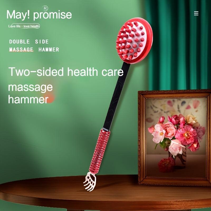 Hand Held Double Sided Health Massage Hammer for Back Shoulders Neck Legs