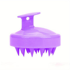 Massage Shampoo Brush Silicone Clean Scalp Comb
