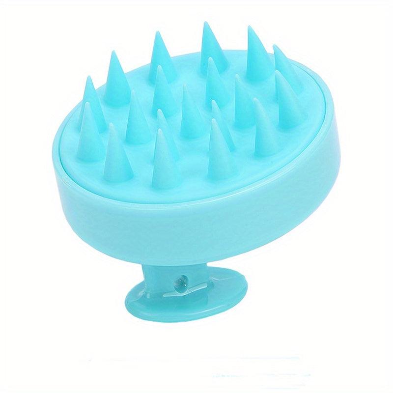 Massage Shampoo Brush Silicone Clean Scalp Comb