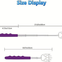 6 Pack Telescoping Back Scratcher Bear Claw Extendable Backscratcher
