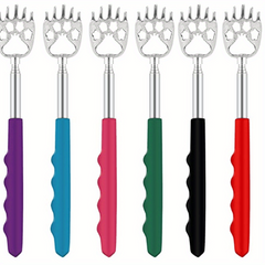 6 Pack Telescoping Back Scratcher Bear Claw Extendable Backscratcher