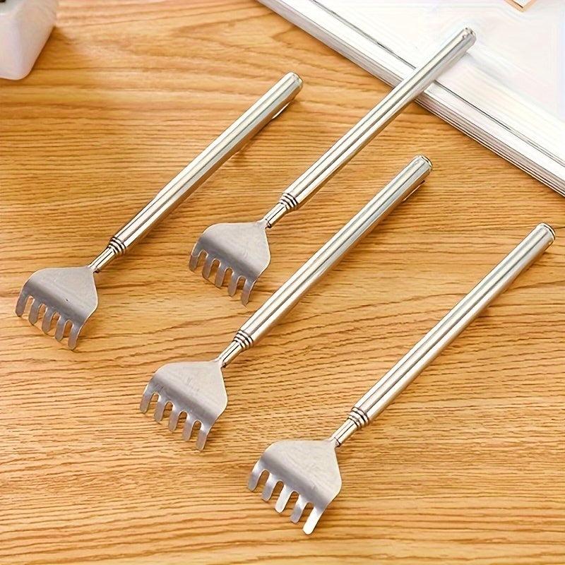 Adjustable Back Scratcher Stainless Steel Telescopic Anti Itch Claw Massager