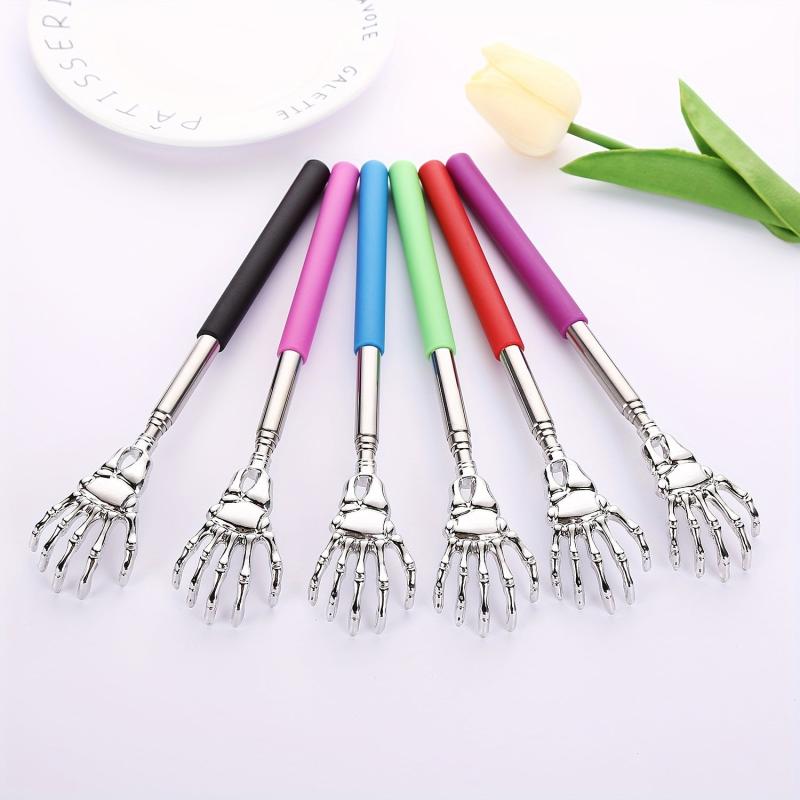 1pc Ghost Hand Stainless Steel Retractable Massager Tickle Scratcher