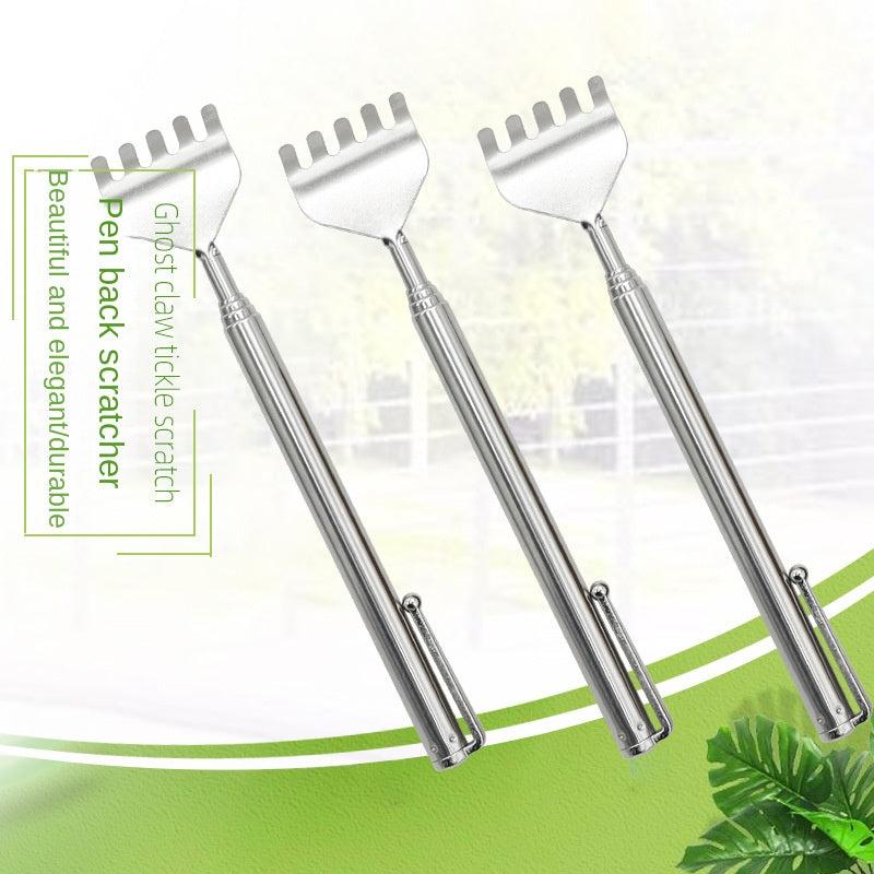 Stainless Steel Retractable Back Scratcher Gift For Elderly