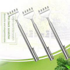Stainless Steel Retractable Back Scratcher Gift For Elderly