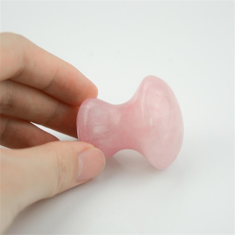 Gua Sha Massage Tool Rose Quartz Green Aventurine Stone