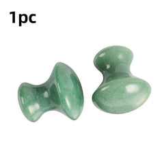 Gua Sha Massage Tool Rose Quartz Green Aventurine Stone