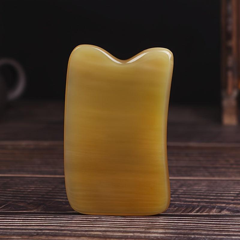 Horn Square Guasha Board Hand Massage Tool