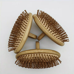 Natural Bamboo Scalp Massage Comb Hair Care Tool