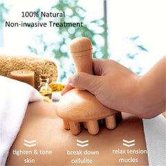 2pcs Wood Mushroom Massager Wooden Massage Stick Wood Massager