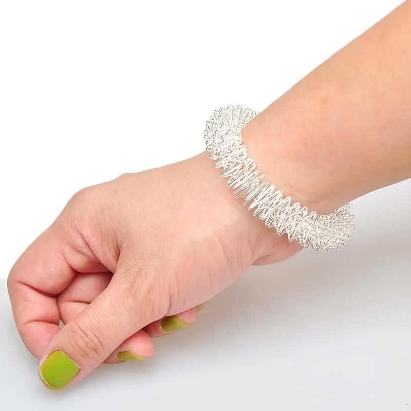 Acupuncture Bracelet Metal Massage Ring Health Care Tool