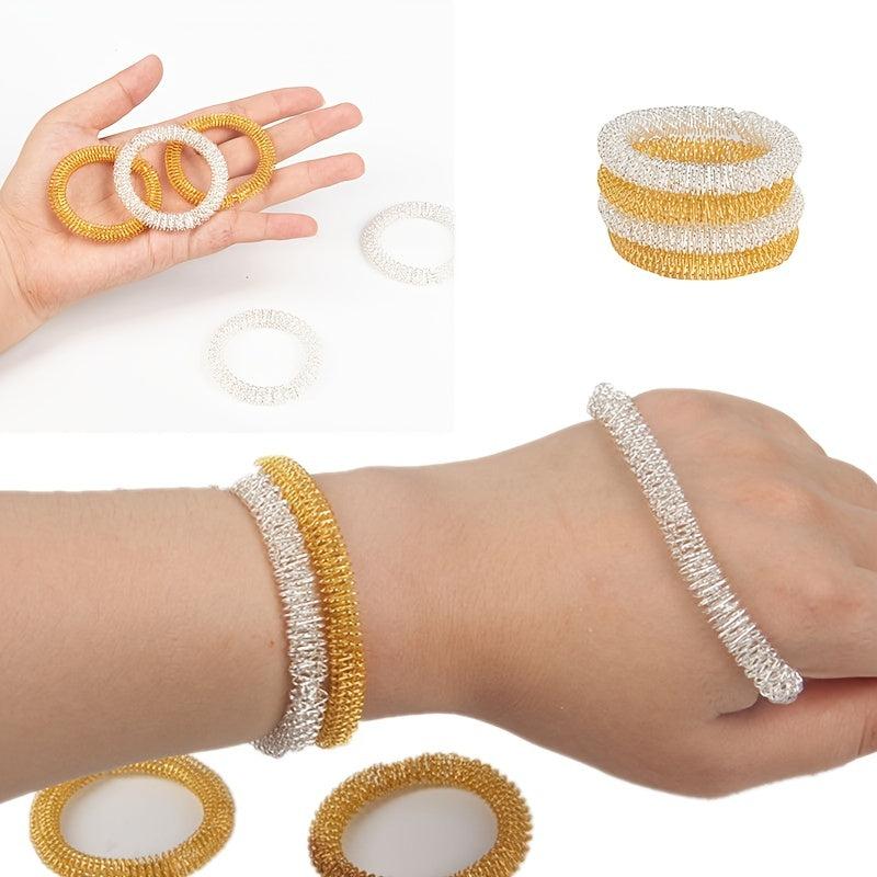 Acupuncture Bracelet Metal Massage Ring Health Care Tool
